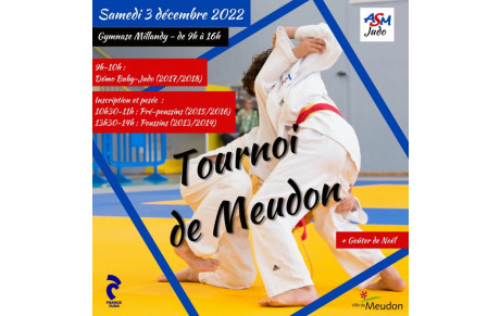 Tournoi de Meudon samedi 3 décembre à Millandy